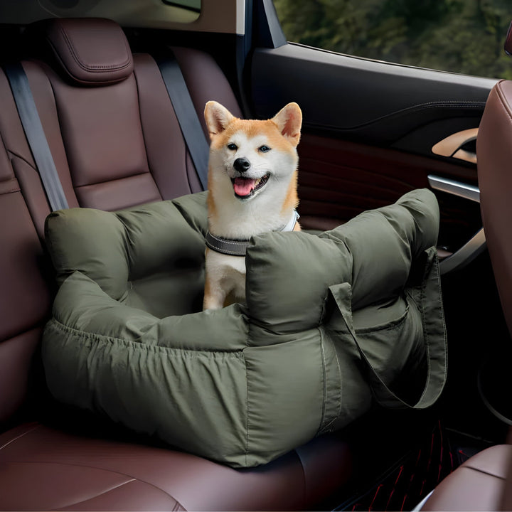 Pet Carrier Bed with Cushion and Shoulder Strap for Dogs and Cats