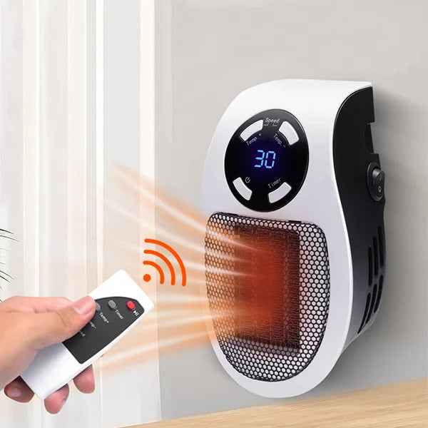 Compact Fan Heater with Remote Control