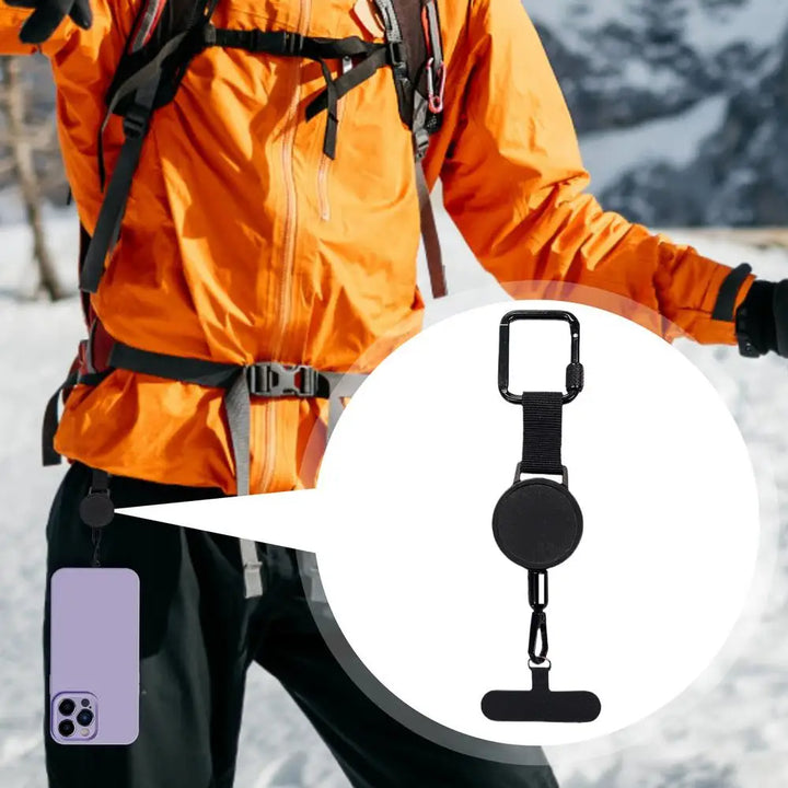 Retractable Phone Security Holder Anti-Theft Clip Mount