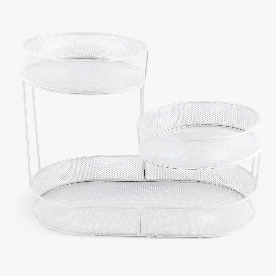 Multi Tier Iron Fruit Basket Organizer for Kitchen