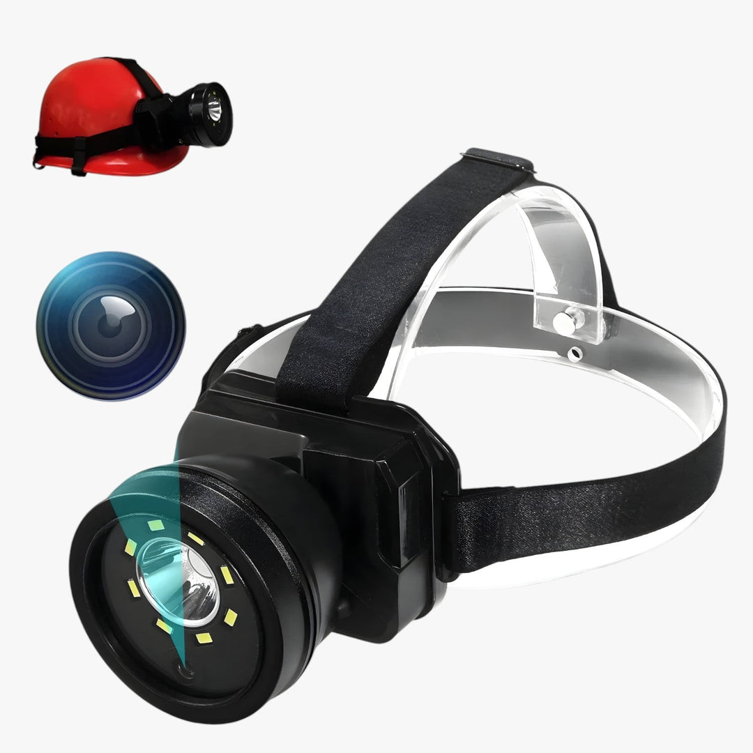 Hands Free Full HD Head Mount Camera 1080P with LED Light