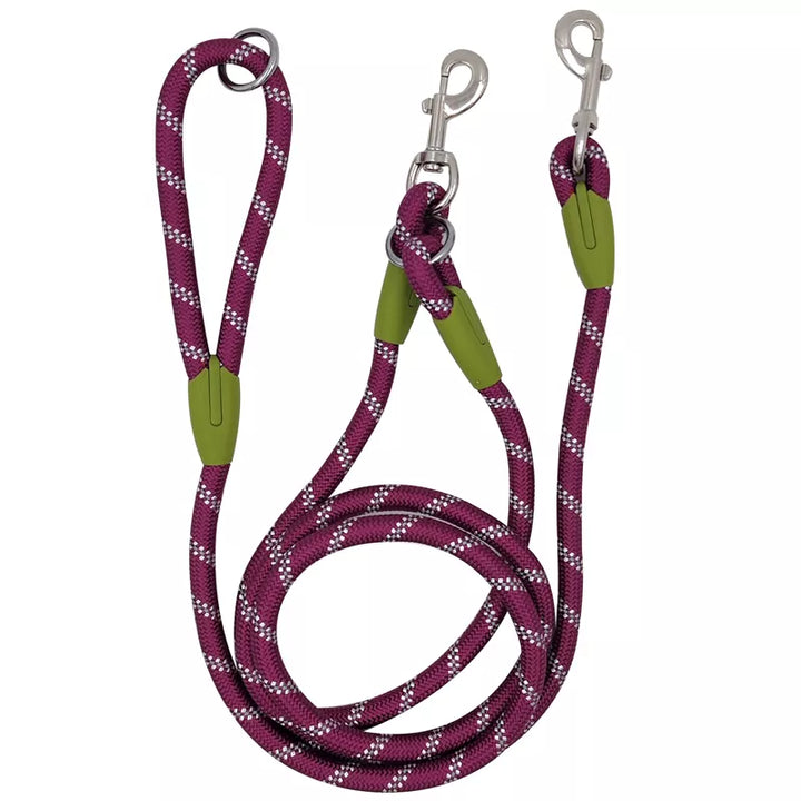 Hands-Free Dog Leash Adjustable Belt Attachment System