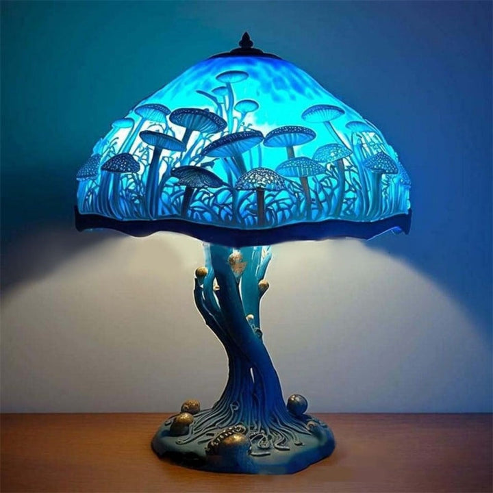 Stained Glass Mushroom Table Lamp 9 Style Options
