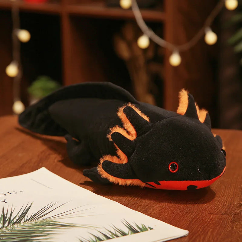 Kawaii Newt Plush Toy Soft Salamander Long Pillow Kids Gift