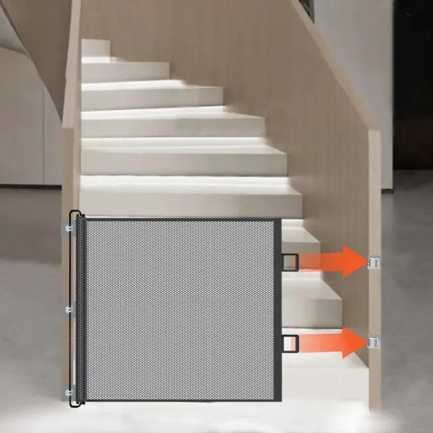Pet Safety Net for Door and Stairs No Drill Installation