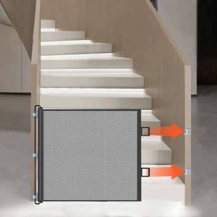 Pet Safety Net for Door and Stairs No Drill Installation