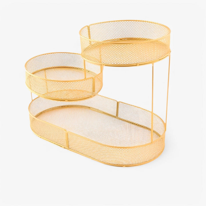 Multi Tier Iron Fruit Basket Organizer for Kitchen
