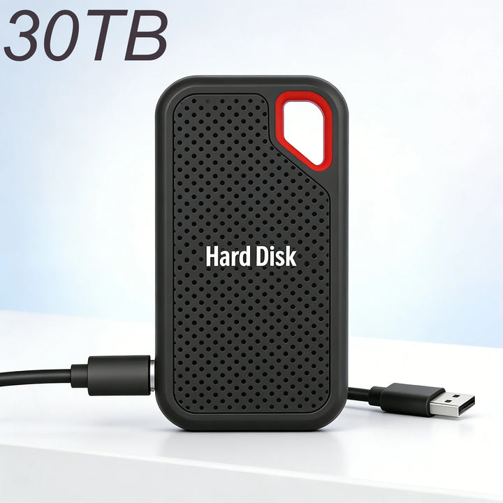 Portable External SSD USB-C Rugged Shock-Resistant Storage Drive
