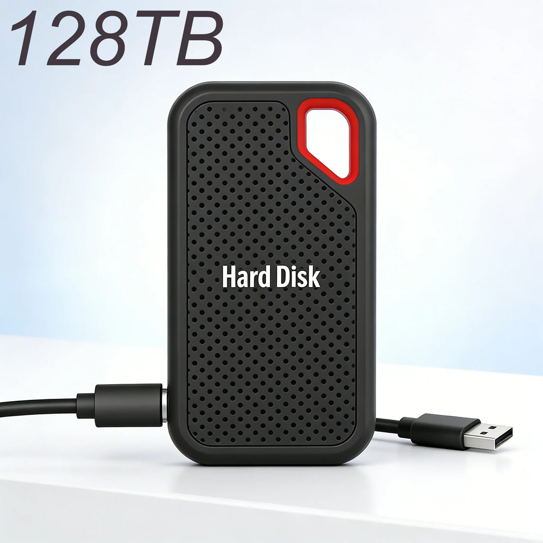 Portable External SSD USB-C Rugged Shock-Resistant Storage Drive