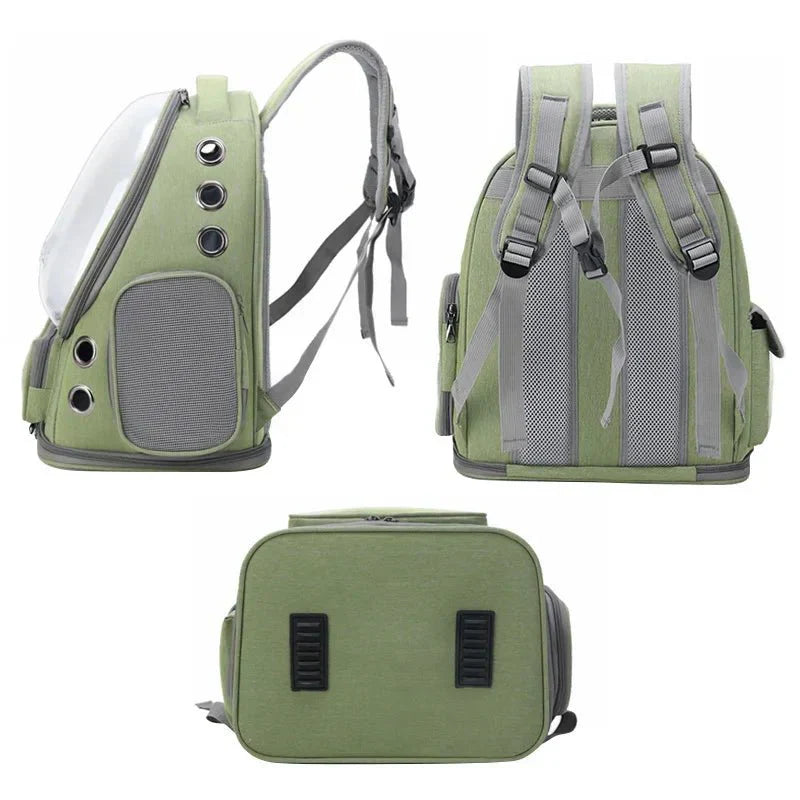 Cat Carrier Backpack Transparent Breathable Design
