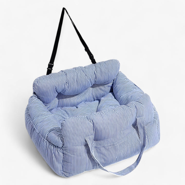 Pet Carrier Bed with Cushion and Shoulder Strap for Dogs and Cats