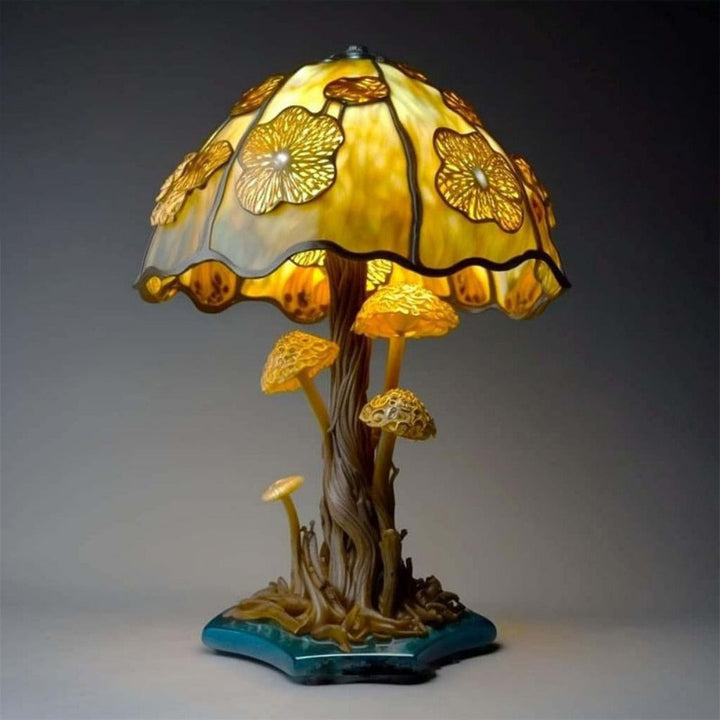 Stained Glass Mushroom Table Lamp 9 Style Options