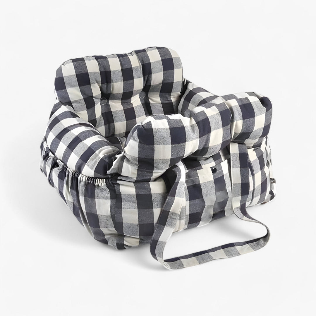 Pet Carrier Bed with Cushion and Shoulder Strap for Dogs and Cats