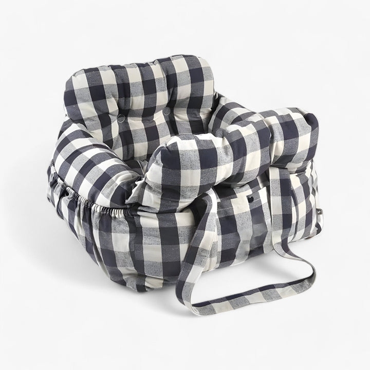 Pet Carrier Bed with Cushion and Shoulder Strap for Dogs and Cats