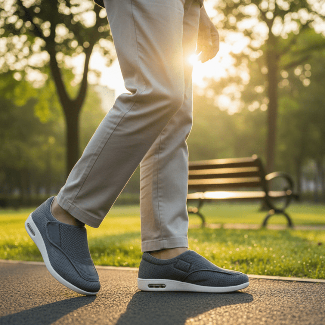 Extra Wide Diabetic Shoes with Memory Foam – Pressure-Relieving &amp; Comfortable