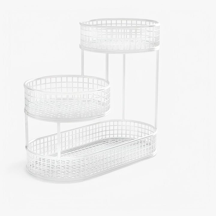 Multi Tier Iron Fruit Basket Organizer for Kitchen