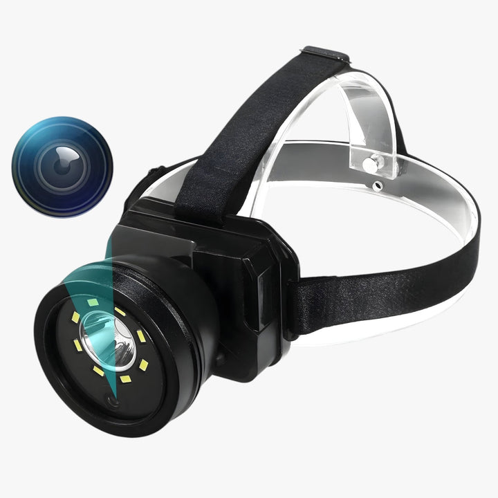 Hands Free Full HD Head Mount Camera 1080P with LED Light