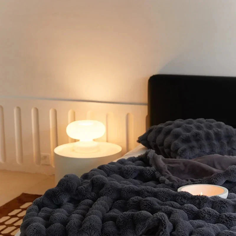 Faux Fur Throw Blanket