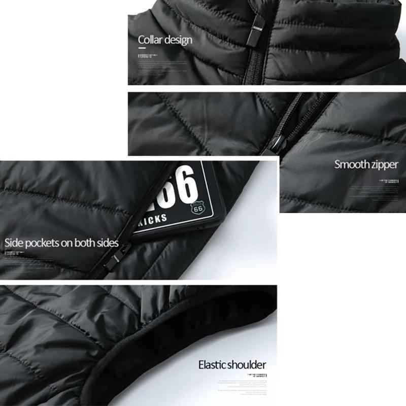 Heated Body Warmer Adjustable Temperature Unisex