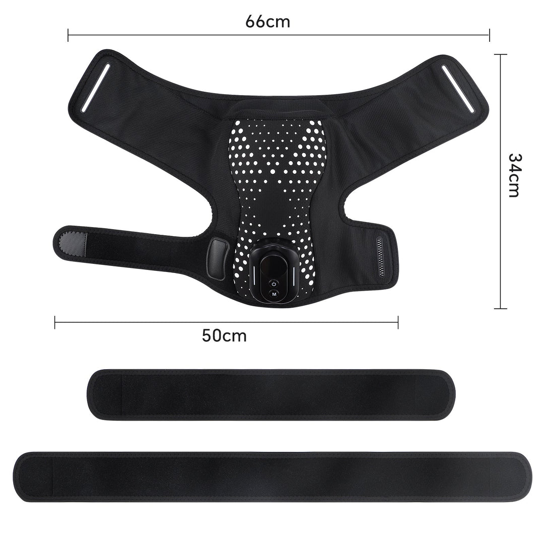 Vibrating Pad Remote Heating Vibration Shoulder Wrap Pad Remote Control – jowsie.com