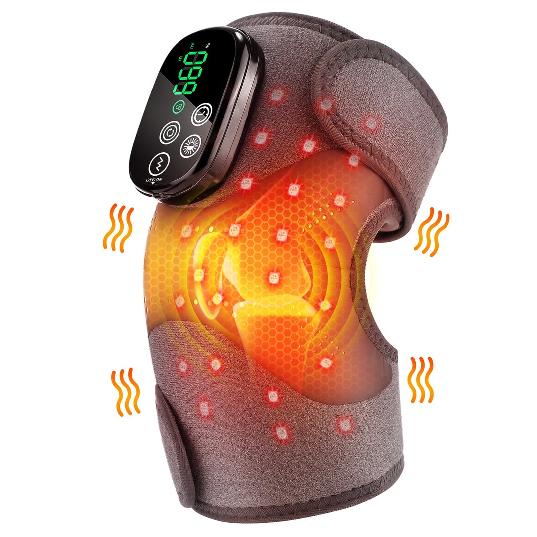 LED Knee Wrap Red Light Therapy Vibration Motors