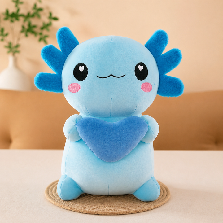 Axolotl Plush Toy 4 Colors Hexagonal Soft Kids Couples Gift