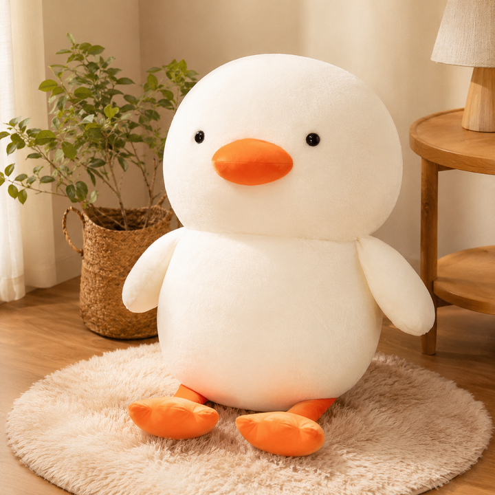 Giant Princess Duck Plushie Soft White Sleeping Hug Pillow Gift