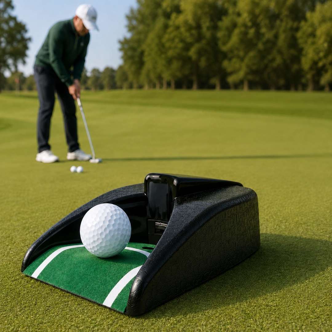 Automatic Golf Ball Returner Portable Putting Practice Device Indoor Home Trainer