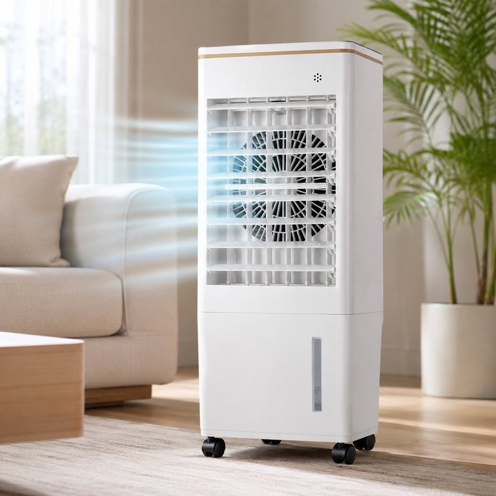 Portable Evaporative Air Cooler 8L Water Tank Mobile Cooling Fan Home Office