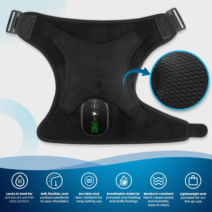 Heated Shoulder Wrap Therapy Device
