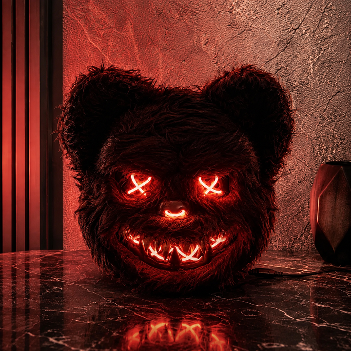 LED Glowing Animal Mask Halloween Costume Mask