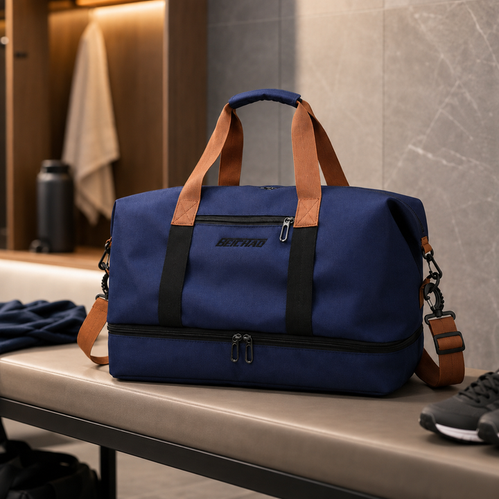 Sports Duffel Bag Water Resistant Travel Carry Bag