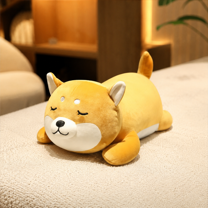 Husky Shiba Corgi Dog Plush Soft Stuffed Christmas Kids Gift