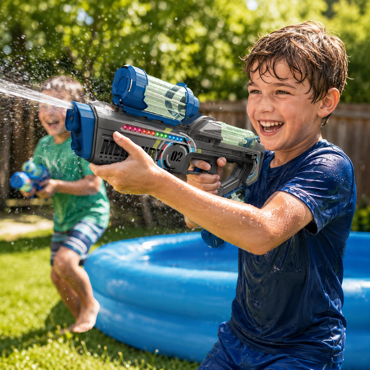 Electric Pulse Water Kids Toy Auto Burst Splash Outdoor Pool Summer Party