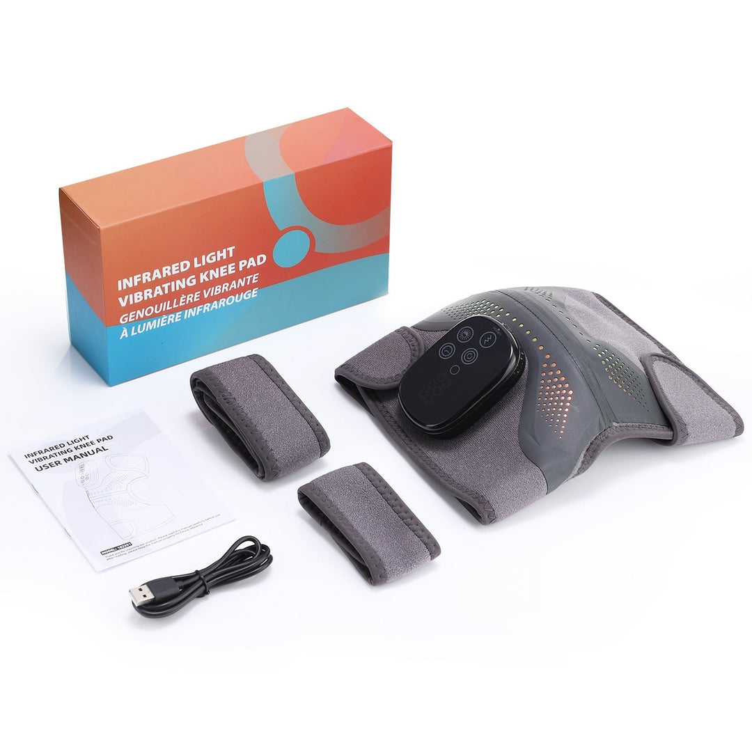 LED Knee Wrap Red Light Therapy Vibration Motors