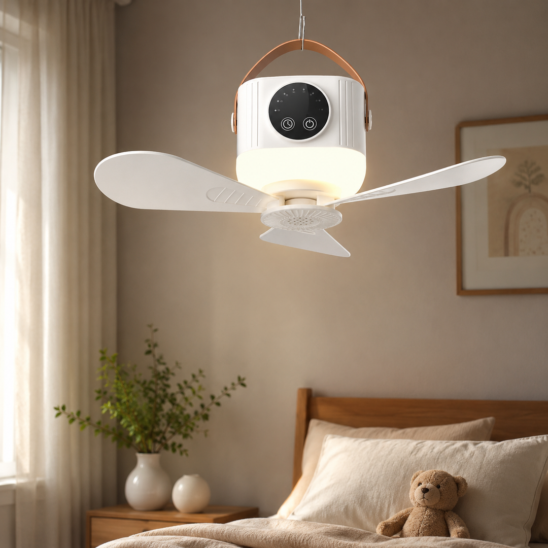 Wireless Portable Ceiling Fan Remote USB Rechargeable Tent Bedroom Camping