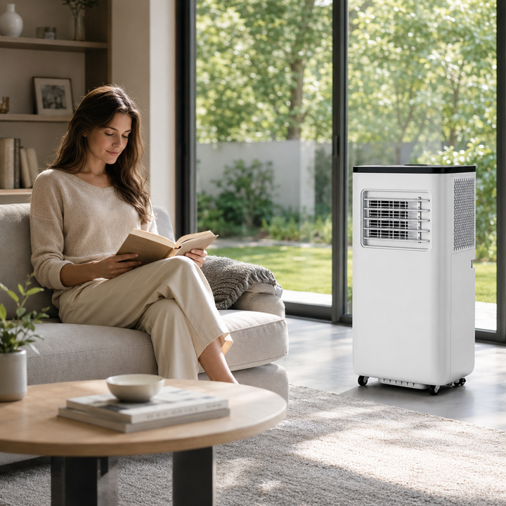 10000 BTU Portable Air Conditioner Free Standing 450 Sq Ft Cool Dehumidifier