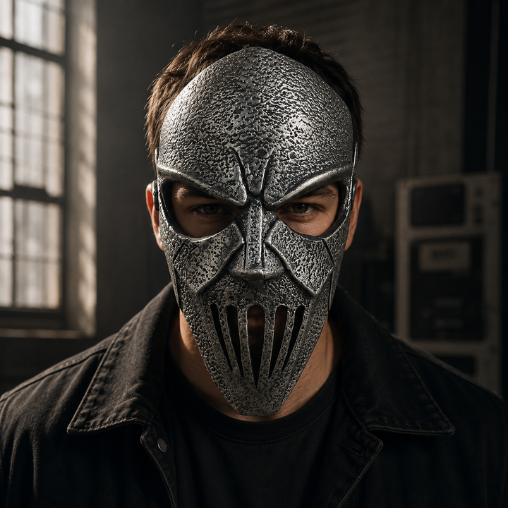 Heavy Metal Horror Face Mask Latex Halloween Costume Mask