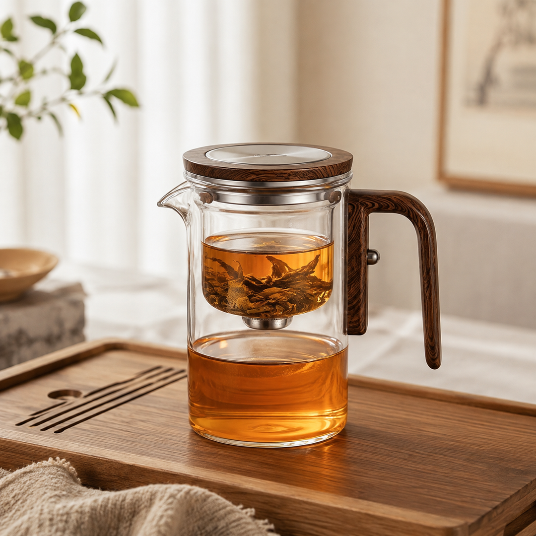 Magnetic Infuser Teapot with Filter Glass Teapot