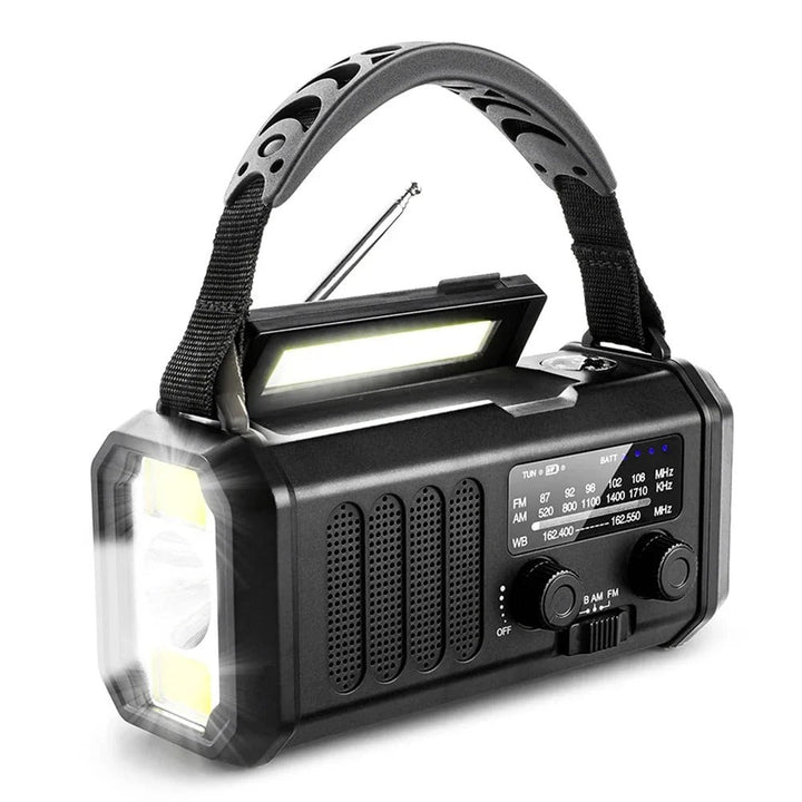 Emergency Radio Solar USB Charger Portable Power Bank
