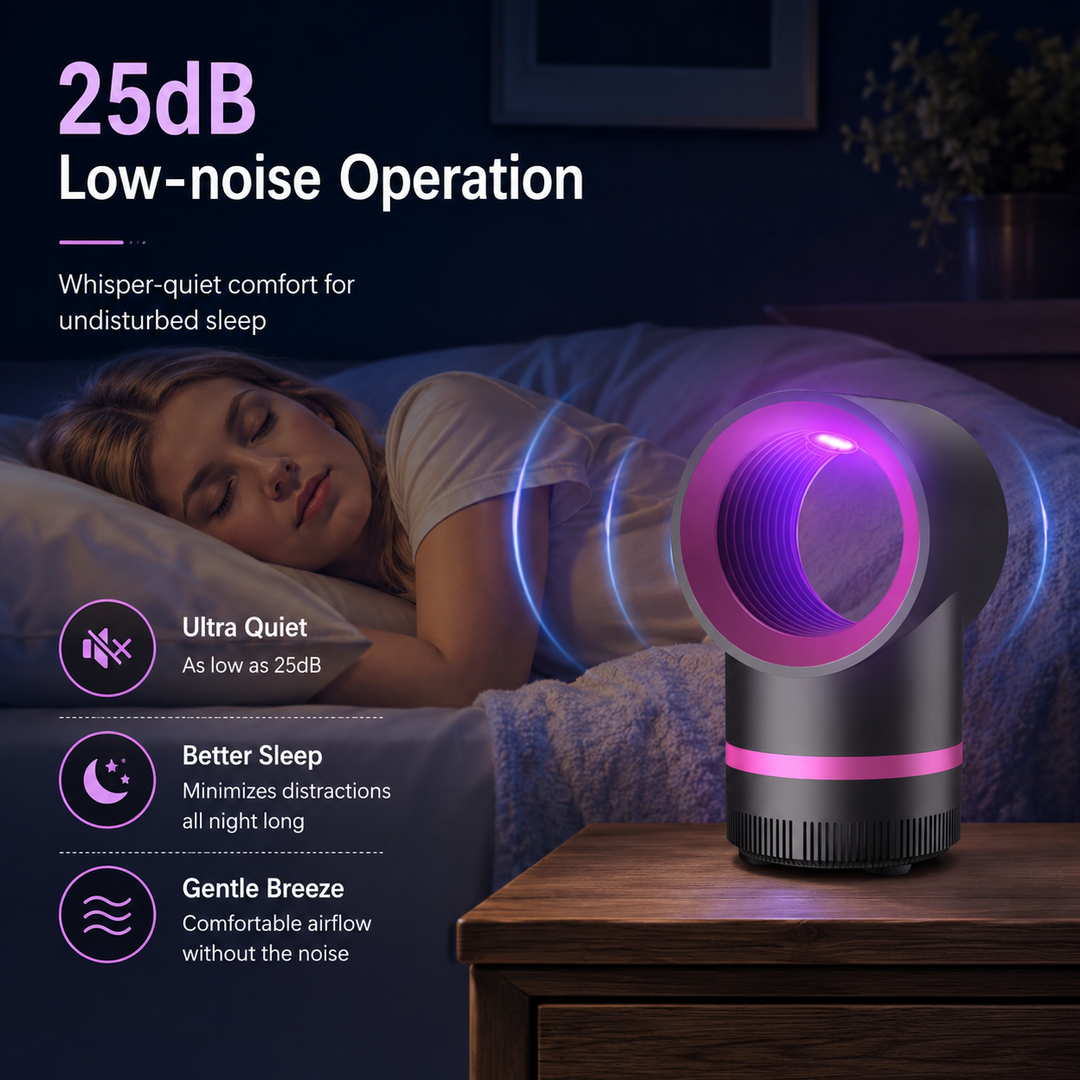 USB Electric Mosquito Killer Lamp Ion Purification Fly Trap