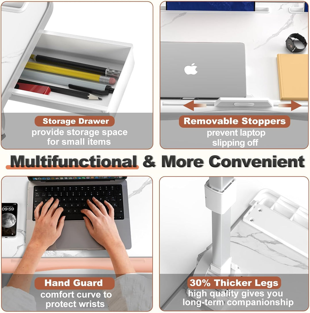 Adjustable Laptop Stand Bed Desk