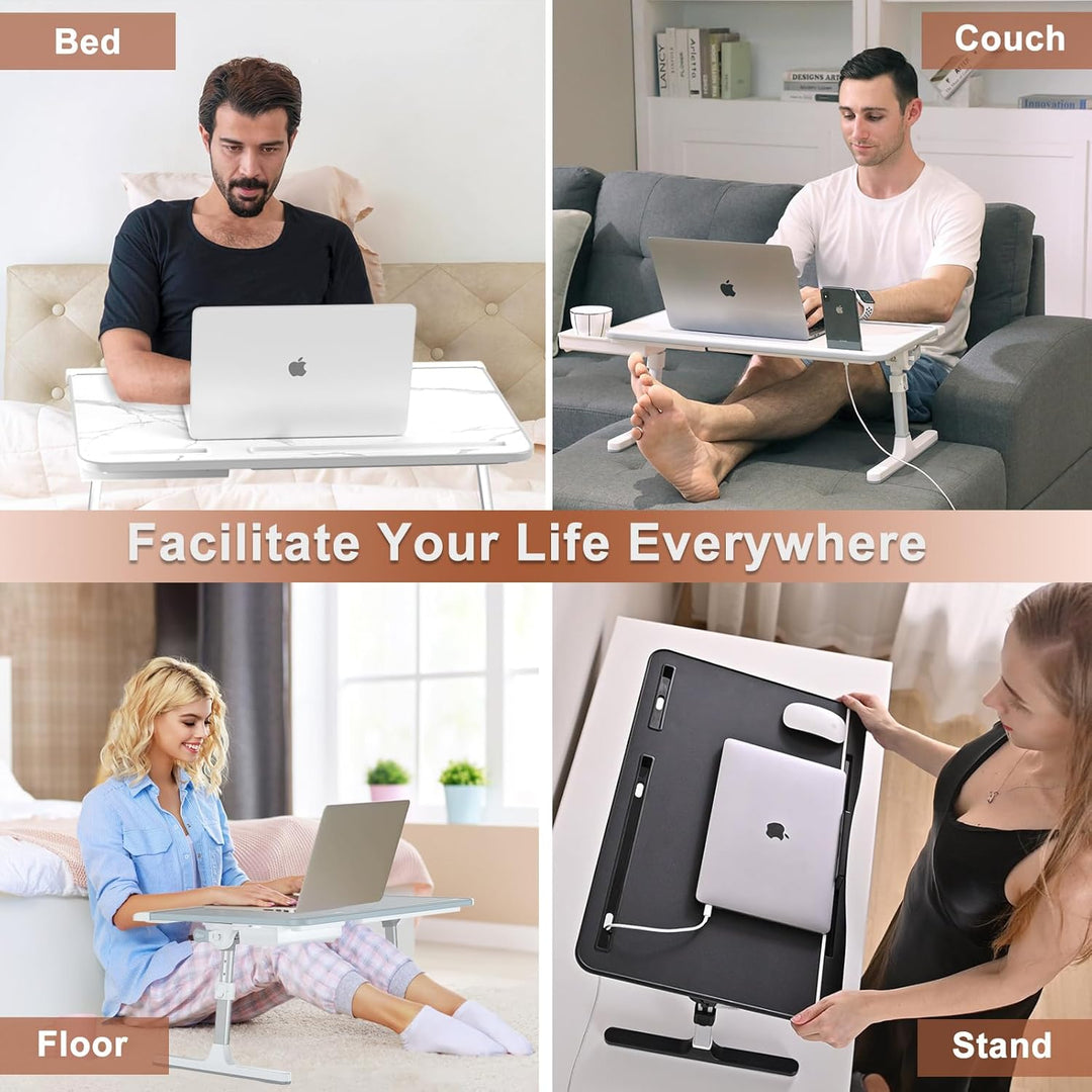 Adjustable Laptop Stand Bed Desk