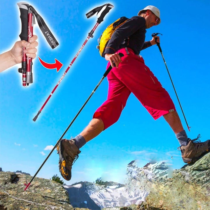 Adjustable Foldable Telescopic Hiking Trekking Poles
