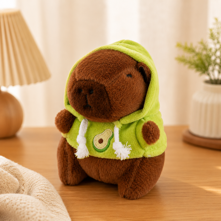 Cute Capybara Plush Keychain Pendant Bag Charm Car Desk Toy