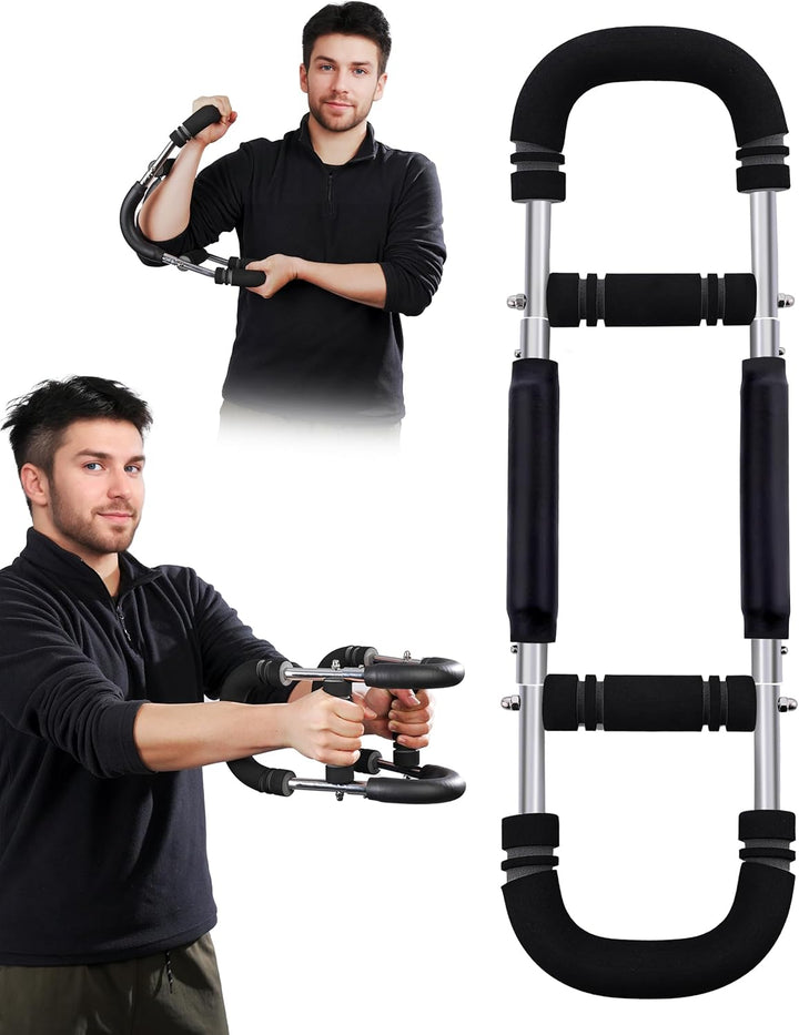 Adjustable Arm Exerciser Forearm Triceps Strength Training Bar