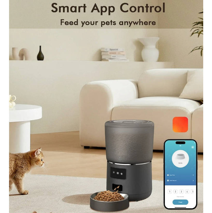 Automatic Pet Feeder Programmable Dispenser for Cats and Dogs