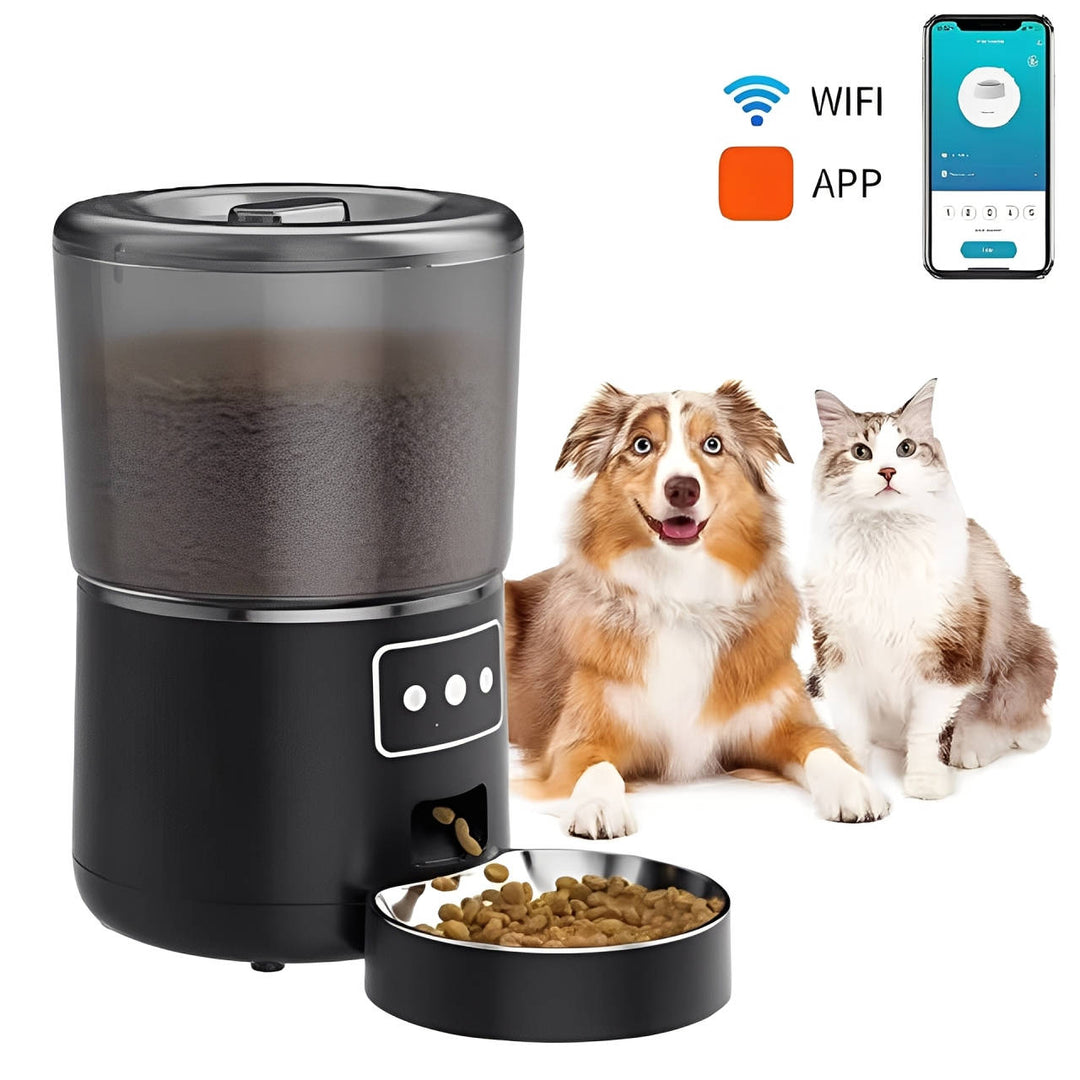 Automatic Pet Feeder Programmable Dispenser for Cats and Dogs