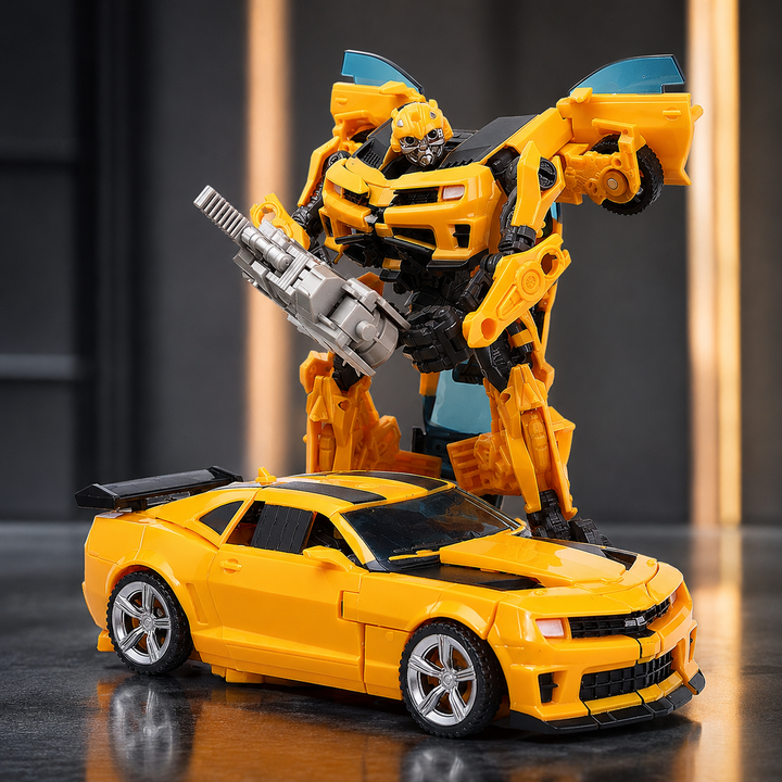 Transforming toy robot - Yellow