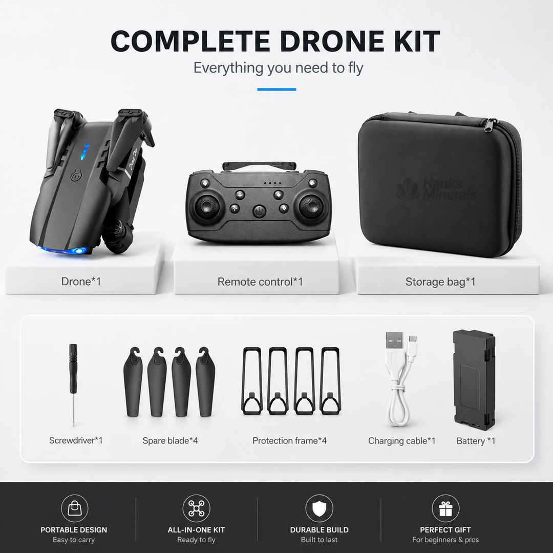 Foldable Drone 4K GPS Quadcopter 5G WiFi Dual Camera FPV RC Aerial Photography